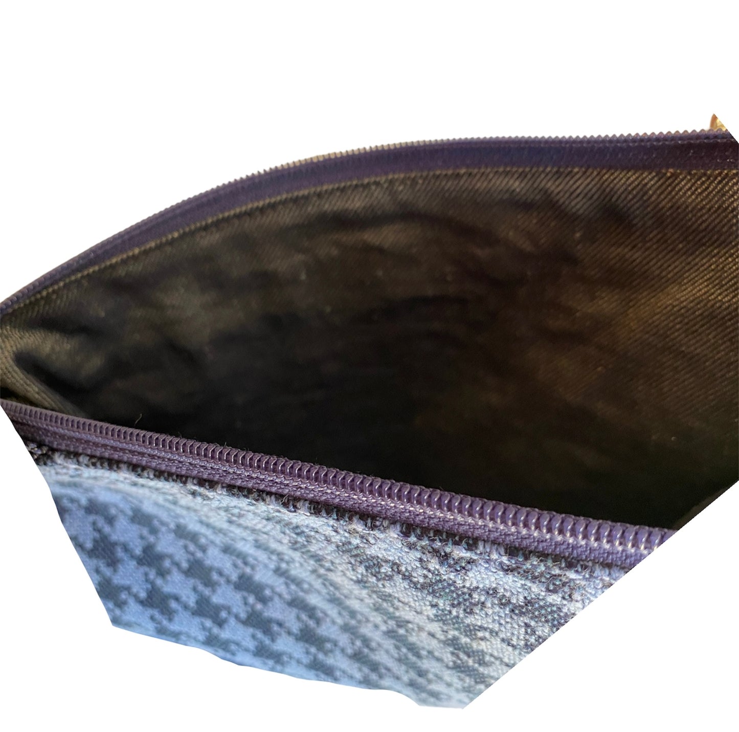 Tracollina tessuto pied de poule blu