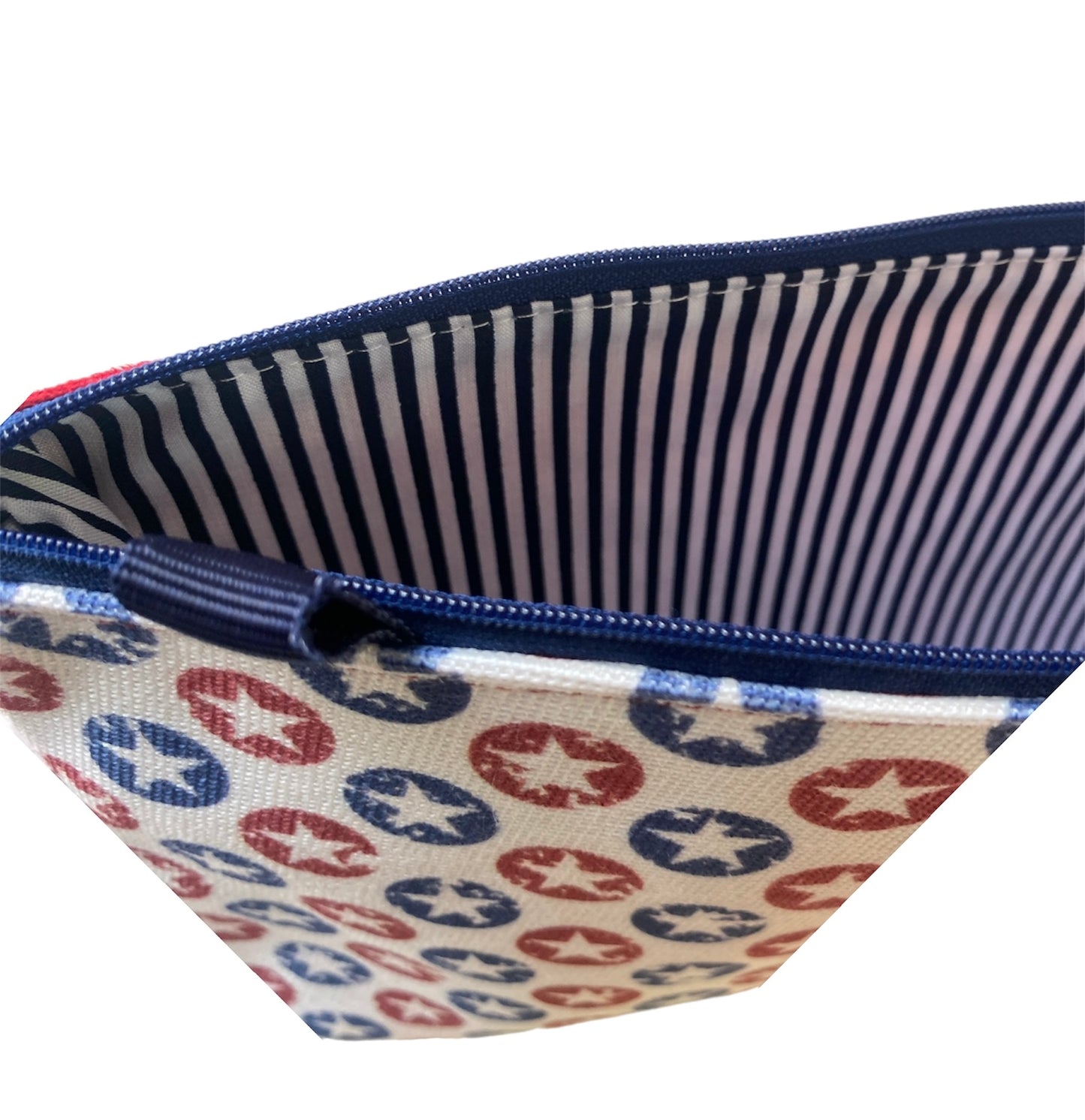 Tracollina tessuto stelle/alcantara rosso